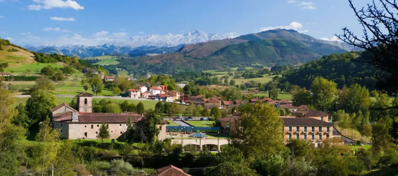 Vistas del entorno rural de Apartamentos Villa García en Villanueva Cangas de Onís